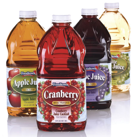 FoodTown Juice Labels