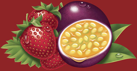 Strawberry Passion Fruit Art
